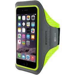 Mobiparts Comfort Fit Uchwyt na telefon do biegania Neopren Etui sportowe Opaska do biegania (max 16 cm x 8 cm) - Neon Green