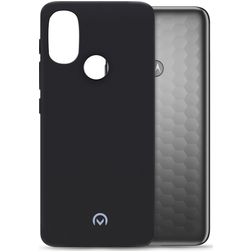 Mobilize Rubber Gelly Motorola Moto E20 TPU flexible Carcasa - Matt Black