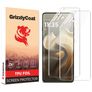 GrizzlyCoat Motorola Edge 60 Película de ecrã em plástico - Compatível com capas (Pack de 2)