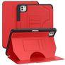 Mobigear Magnetic Folio iPad Pro 11 Inch (2025) Wallet case + Stylus Holder - Red