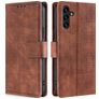 Mobigear Croco Samsung Galaxy A04s Cover a libro portafoglio - Marrone