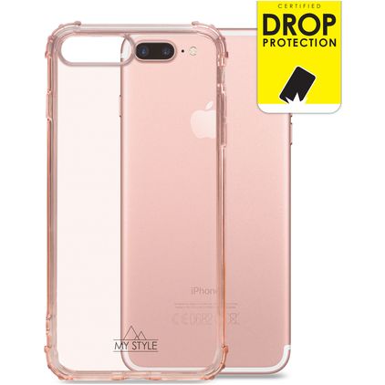 My Style Protective Flex iPhone 7 Plus Flexible TPU Back cover Shockproof - Soft Pink