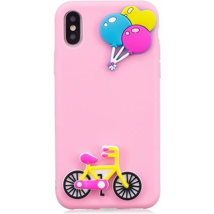 Mobigear Design iPhone XS Max Flexible TPU Back cover - Balloon