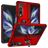 Mobigear Armor Ring Samsung Galaxy Z Fold 4 Hard Case Back cover Shockproof with Ring Holder - Red