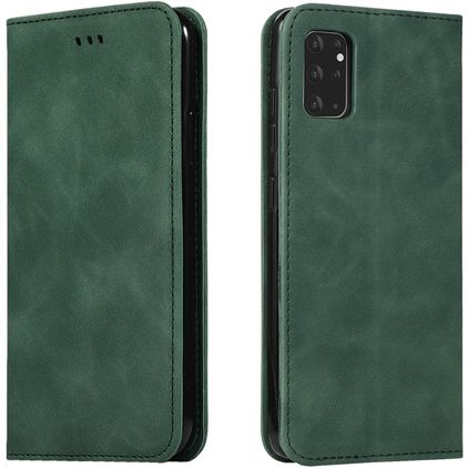 Mobigear Retro Slim Samsung Galaxy S20 Plus Funda tipo libro Cartera - Verde