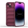 Mobigear Bumpy iPhone 15 Plus Flexible TPU Back cover - Burgundy