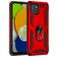 Mobigear Armor Ring Samsung Galaxy A03 Hårdt Bagsidecover Stødsikkert med ringholder - Rød