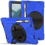Mobigear SureGrip XGuard Lenovo Tab P11 Pro Gen 2 Funda Plástico rígido / Silicona Carcasa + Portalápices + Soporte - Azul