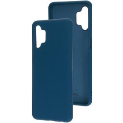 Mobiparts Samsung Galaxy A32 5G Silicona Carcasa - Blueberry Blue