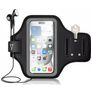 Mobigear Go Active Mobilholder til løb Neopren Sportscover Løbearmbånd - Large - Sort