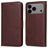 Mobigear Wallet iPhone 18 Pro Max Wallet case - Brown