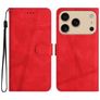 Mobigear Stitch iPhone 18 Pro Funda tipo libro Cartera - Rojo