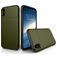 Mobigear Card iPhone XS Hard Case Back cover Shockproof with Card Holder - Army Green