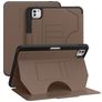 Mobigear Magnetic Folio iPad Pro 11 tum (2024) Plånboksfodral + Pennhållare - Brun