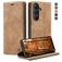 CaseMe 013 Samsung Galaxy S26 Plus Pungetui med Seddelrum - Brun