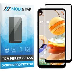 Mobigear Premium LG K61 Cristal templado Protector de pantalla - Compatible con fundas - Negro