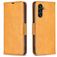 Mobigear Excellent Samsung Galaxy S25 FE Cover a libro portafoglio - Cognac