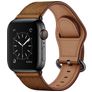 Mobigear Venezia Kožený řemínek Apple Watch Řemínek Přezka - 49/46/45/44 mm - Hnědá