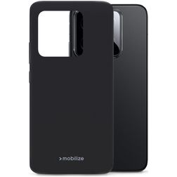 Mobilize Rubber Gelly Xiaomi 14 TPU flexible Carcasa - Matt Black