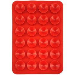 Mobigear EasyMount Soporte de ventosa - 24 Suction Cup - Rojo Universal
