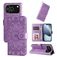 Mobigear Sunflower iPhone 17 Pro Funda tipo libro Cartera - Morado