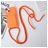Mobigear Lanyard Card iPhone 15 Plus Silicone Case with lanyard and Card Holder - Orange