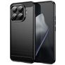 Mobigear Brushed Slim Xiaomi 15T Pro Flexibel TPU Skal - Svart