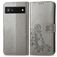 Mobigear Clover Google Pixel 6a Etui z klapką typu portfel - Szary