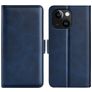 Mobigear Slim Magnet iPhone 15 Plus Knížkové pouzdro Peněženka - Tmavě modrá