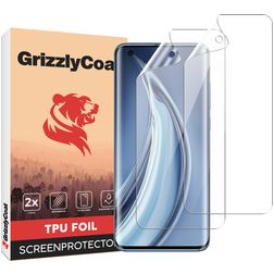 GrizzlyCoat Xiaomi Mi 10 Pro Hydrogel (TPU) Skärmskydd - Skalvänligt + Monteringsram (2-pack)