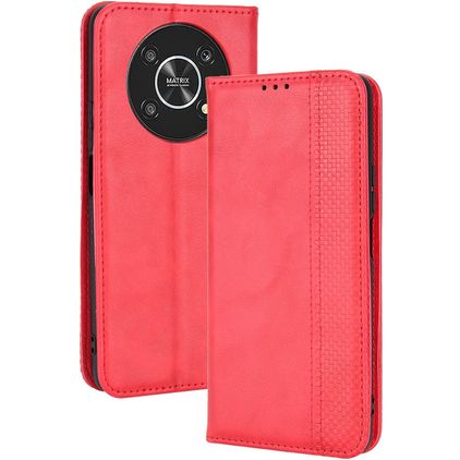 Mobigear Sensation HONOR Magic 4 Lite Wallet case - Red