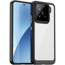 Mobigear Crystal Xiaomi 15 Funda Plástico rígido Carcasa - Negro