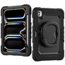 Mobilize Rotating Defender iPad Pro 11 polegadas (2025) Capa Plástico rígido / Silicone Capa traseira + Alça de ombro + Suporte - Preto