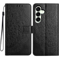 Mobigear Mandala Samsung Galaxy A17 Knížkové pouzdro Peněženka - Černá