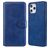 Mobigear Wallet iPhone 12 Pro Max Lompakkokotelo + Setelitasku - Sininen