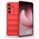 Mobigear Bumpy Samsung Galaxy S25 FE Flexibel TPU Skal - Röd