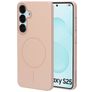 Mobiparts Slim Line Samsung Galaxy S25 MagSafe Funda Plástico rígido Carcasa - Dune Sand