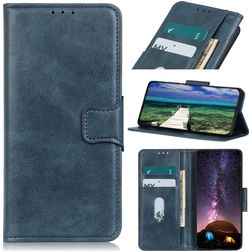 Mobigear Classy iPhone 14 Pro Max Funda tipo libro Cartera - Azul