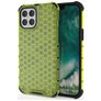 Mobigear Honeycomb iPhone 12 Mini Plástico rígido Capa traseira Antichoque - Verde