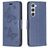 Mobigear Butterfly Samsung Galaxy S24 Funda tipo libro Cartera - Azul