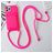 Mobigear Lanyard Card iPhone 15 Pro Max Silicona Funda con cuerda y tarjetero - Rojo