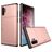 Mobigear Card Samsung Galaxy Note 10 Plus Hard Case Back cover Shockproof with Card Holder - Rose Gold