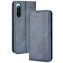 Mobigear Sensation Sony Xperia 10 IV Plånboksfodral med sedelfack - Blå