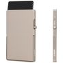 Valenta Cardprotector Tarjetero Aluminio - 5 tarjetas - Compatible con MagSafe - Titanio