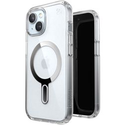 Speck Presidio Clear Transparent iPhone 15 MagSafe Fodral Hårdplast Skal - ClickLock