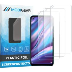 Mobigear Wiko View 5 Skärmskydd Skyddsfilm - Skalvänligt (3-pack)