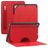 Mobigear Magnetic Folio iPad Air 2 (2014) Lompakkokotelo + Kynänpidike - Punainen