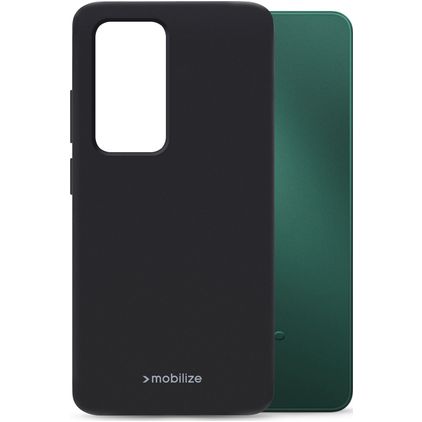 Mobilize Rubber Gelly OPPO A5 (2025) Flexibel TPU Skal - Svart