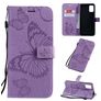 Mobigear Butterfly Samsung Galaxy A71 Funda tipo libro Cartera - Morado