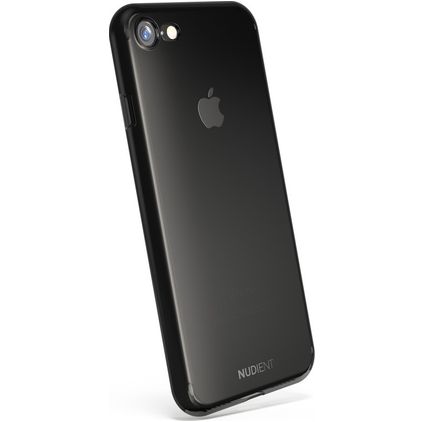 Nudient Thin iPhone 8 Elastyczne TPU Etui plecki - Ink Black